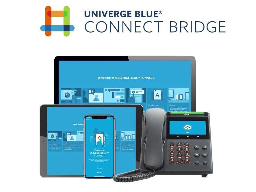 Univerge Blue Connect Bridge apps with an NEC desk phone